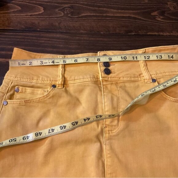 Yellow Denim Skirt - Picture 4 of 9